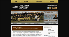 Desktop Screenshot of laurelcorrections.com